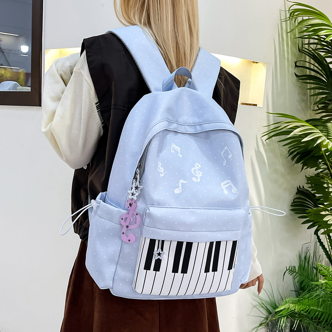 Musical-Themed Casual Backpack Stornfield