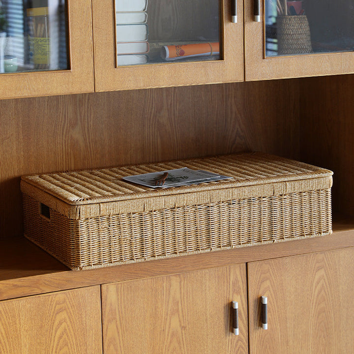 Large Rectangular Woven Storage Chest Stornfield