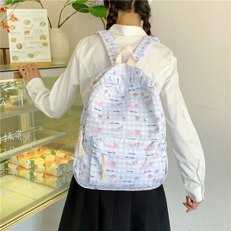 Cute Character Printed School Backpack Stornfield