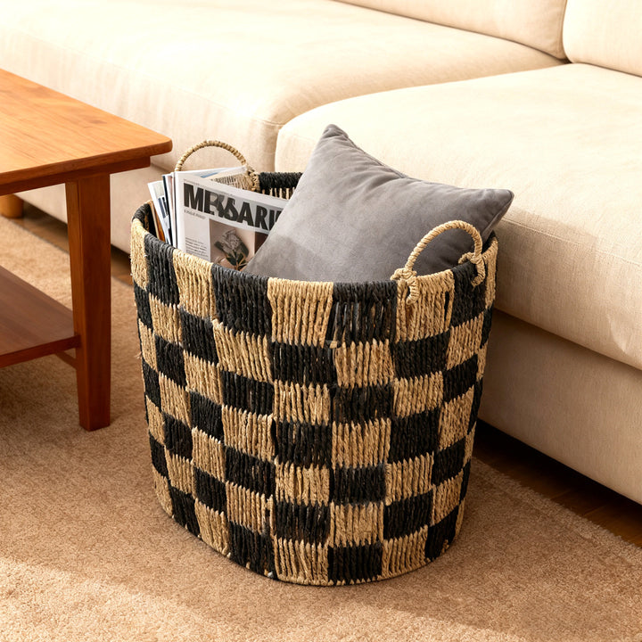Handwoven storage basket Stornfield