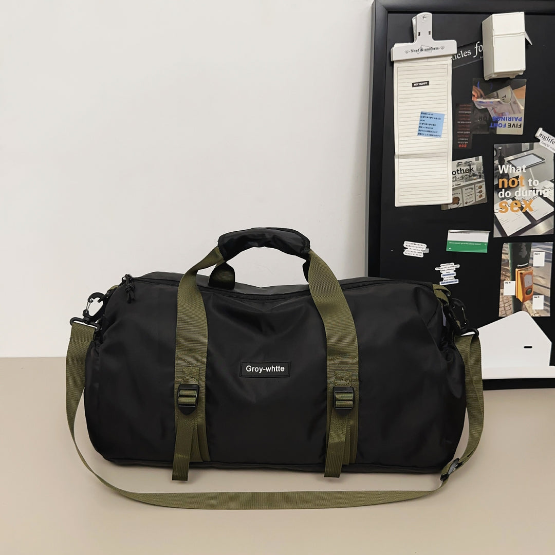 Sporty travel bag with adjustable shoulder strap and sturdy carrying handle Stornfield