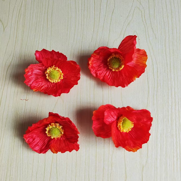Realistic Silk Flower Embellishments