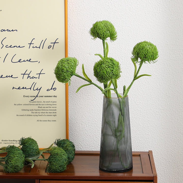 Decorative artificial flower branch with a natural appearance