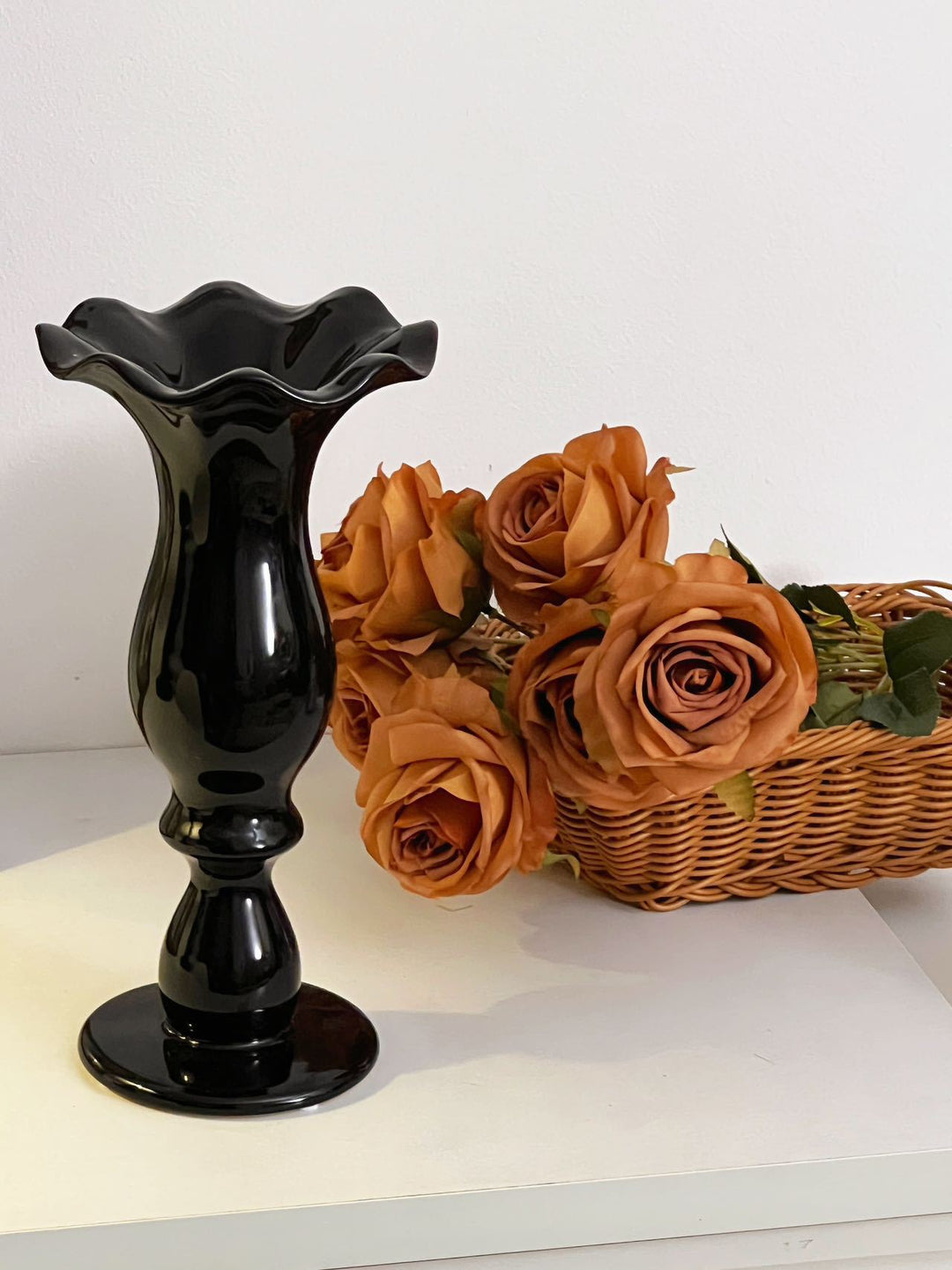 Elegant Glossy Ceramic Vase