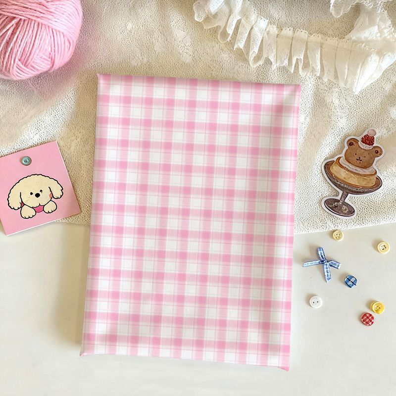 Cute Gingham Pattern Notebook Cover