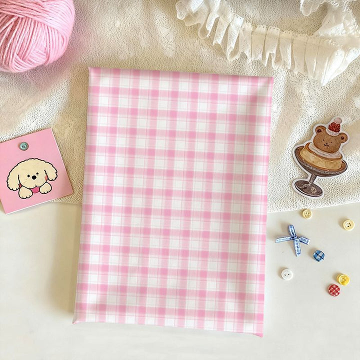 Cute Gingham Pattern Notebook Cover