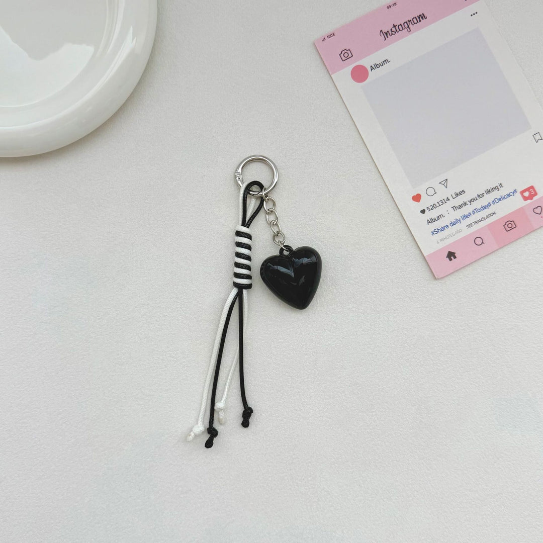 Heart-Shaped Charm Keychain Stornfield