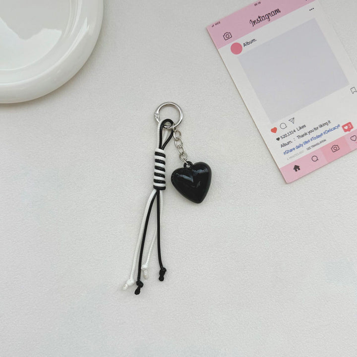Heart-Shaped Charm Keychain Stornfield
