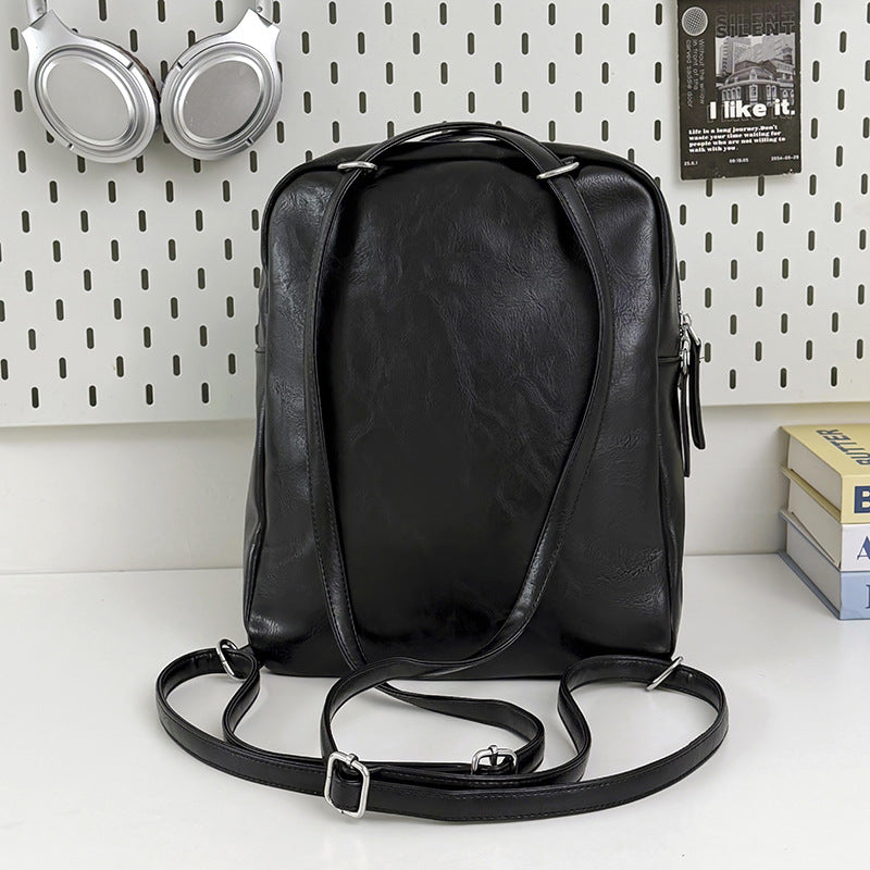 Versatile Leather Backpack Stornfield