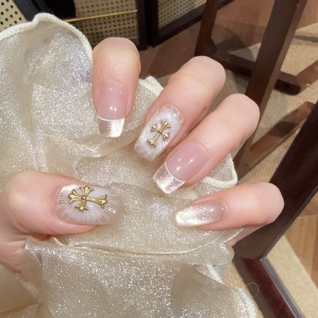 Decorative Press-On Nail Set Stornfield