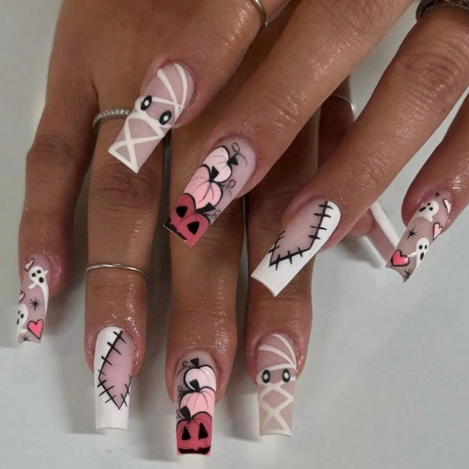 Halloween-Themed Nail Art Design Stornfield