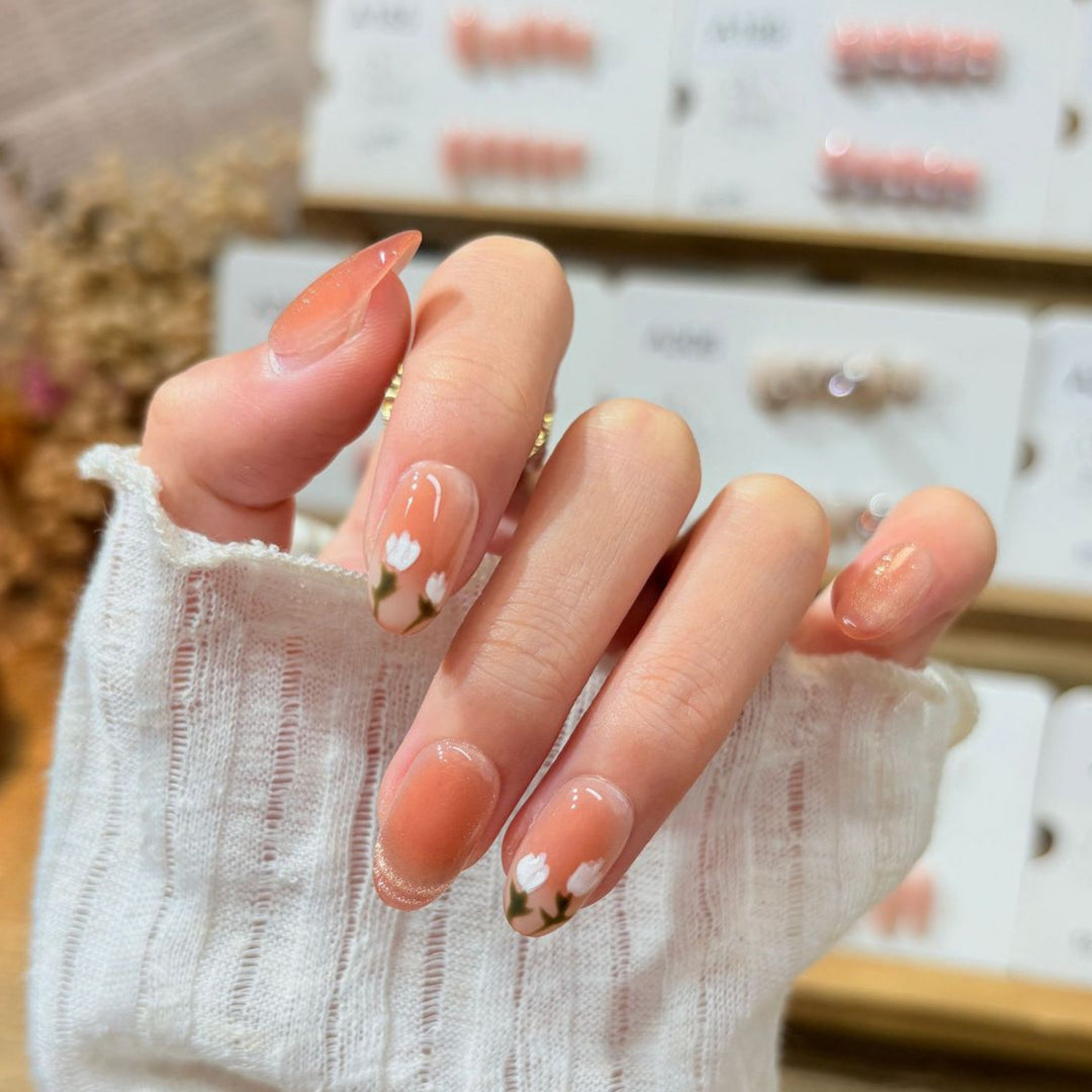 Floral Nail Art Press-On Nails Stornfield
