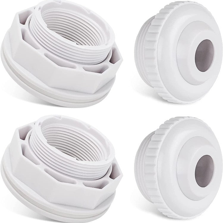 Adjustable threaded PVC toilet pan connector and waste flange adapter Stornfield