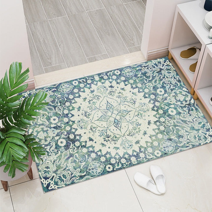 Geometric Pattern Decorative Floor Mat Stornfield