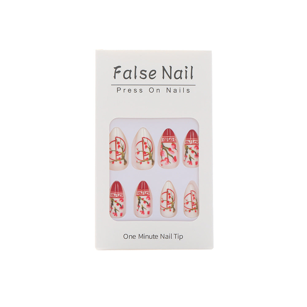 Artificial nails with floral accents Stornfield