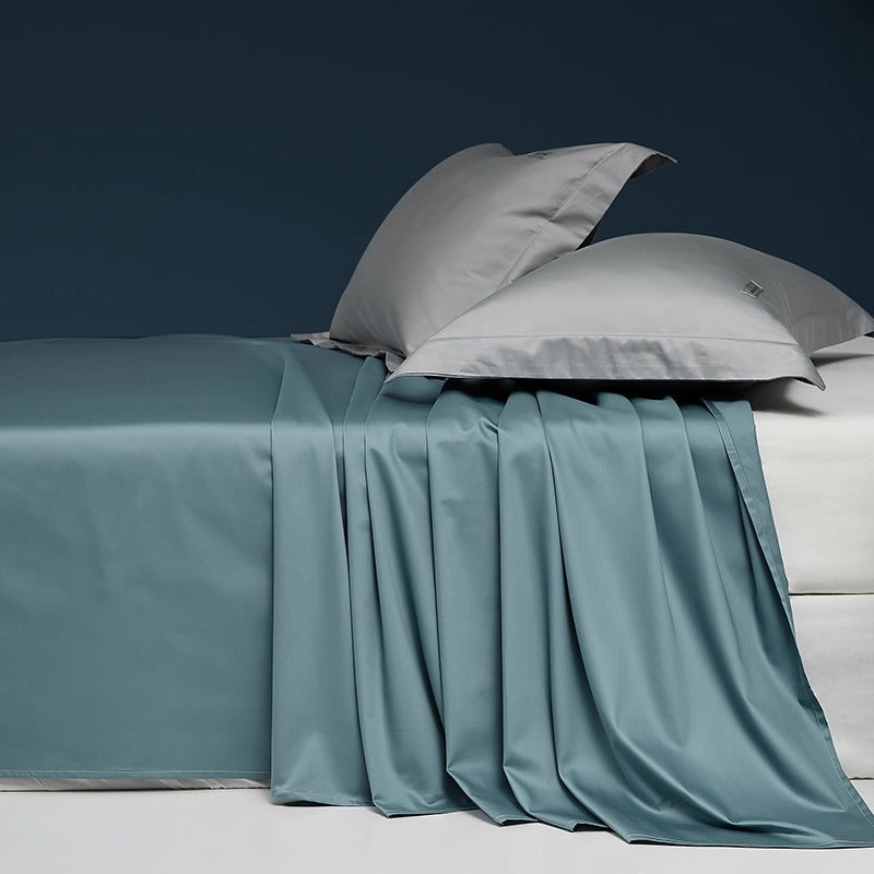Premium Microfiber Sheet Set with Deep-Pocket Fitted Sheet and Silky Cooling Finish