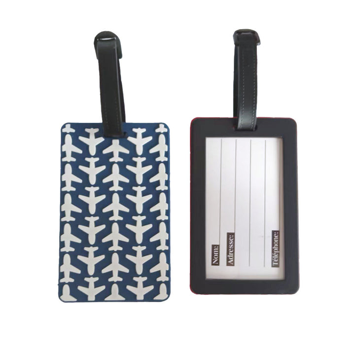 Unisex luggage tag in modern airplane design Bowlift
