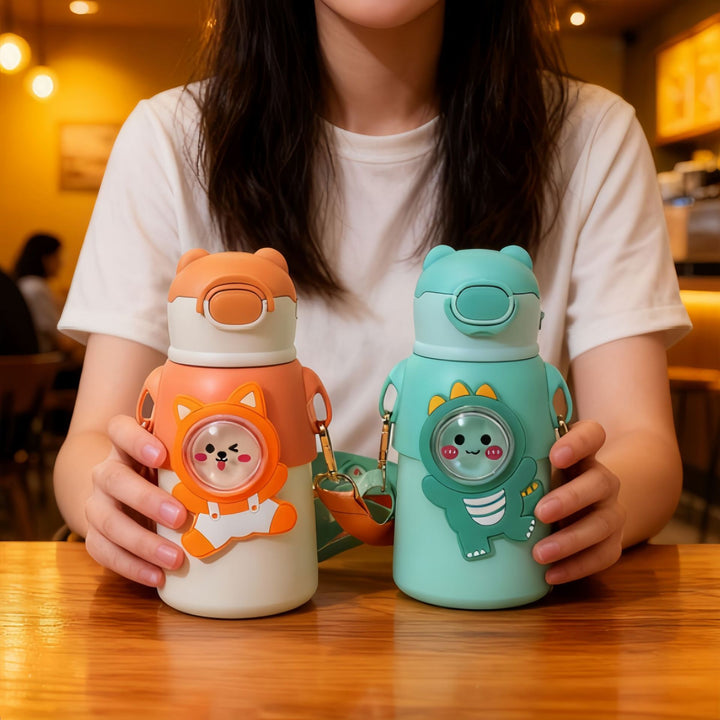Women's Insulated Water Bottle with Artistic Animal Design Stornfield