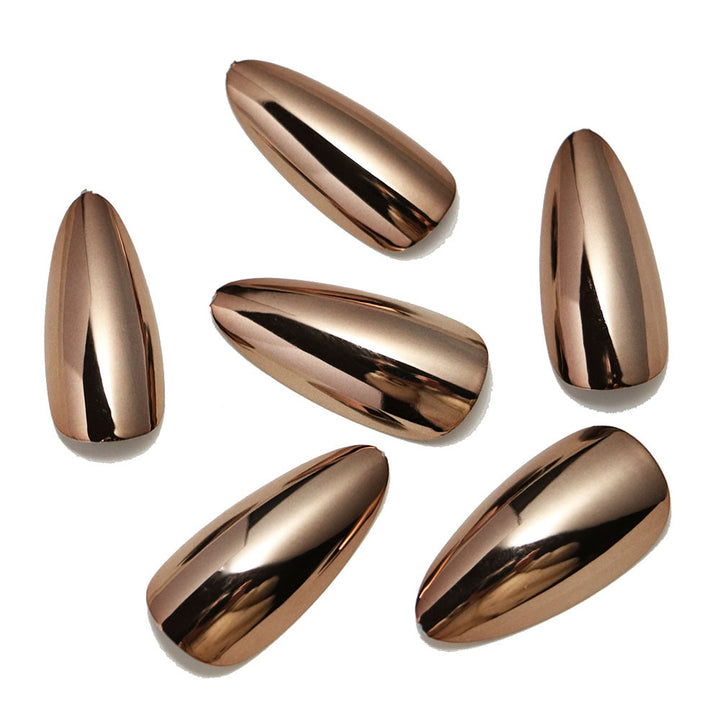 Metallic Stiletto Press-On Nails Stornfield