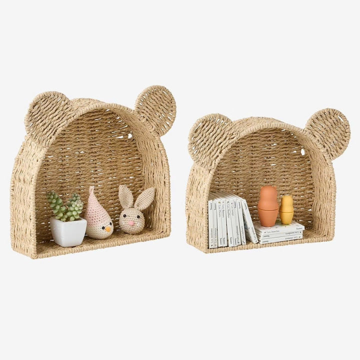 Playful storage basket with ears Stornfield