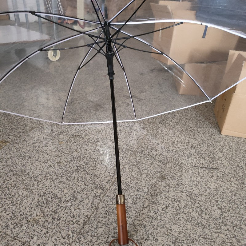 Ladies Transparent Umbrella with Ergonomic Handle Stornfield