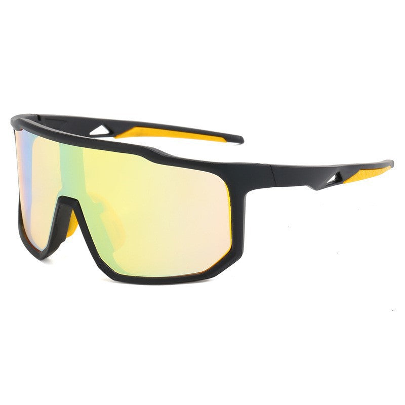 Ladies sporty racing sunglasses with wide field of view and modern mirrored lenses Stornfield