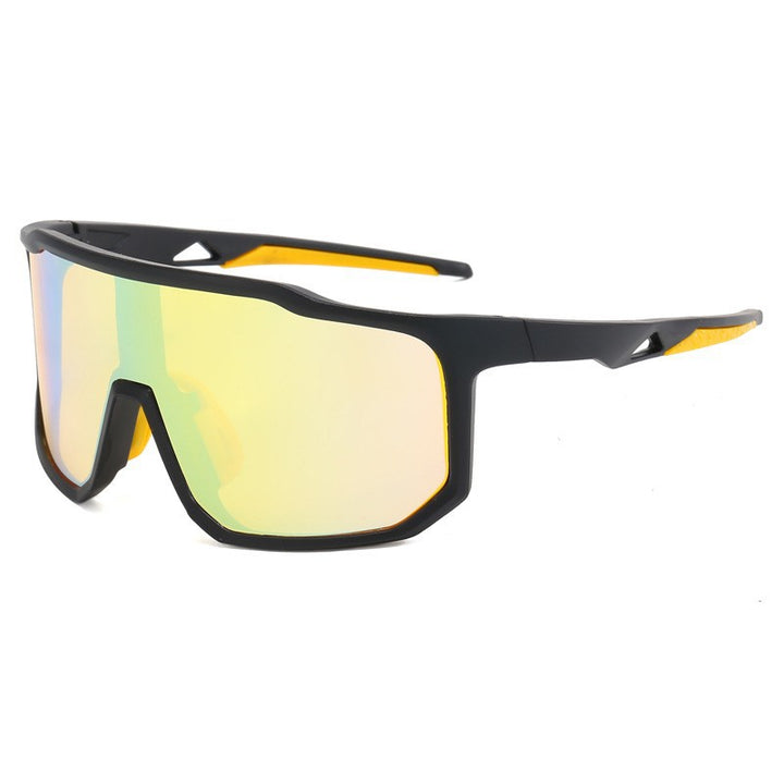 Ladies sporty racing sunglasses with wide field of view and modern mirrored lenses Stornfield