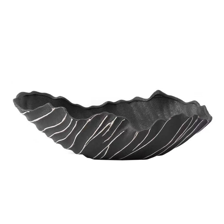 Wavy Shell-Shaped Decorative Centerpiece