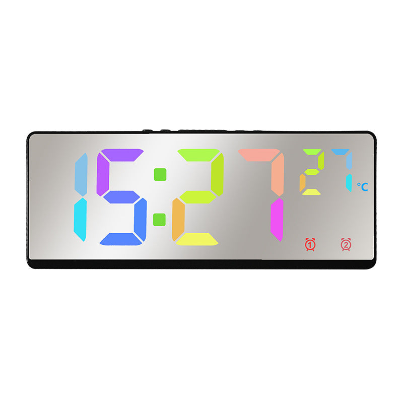 Digital alarm clock with temperature sensor and mirror function Stornfield