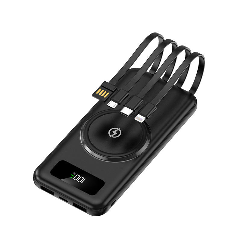 Portable power bank with multifunctional charging cable and digital display Stornfield