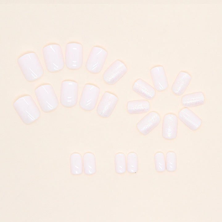 Elegant Glitter Press-On Nail Set Stornfield