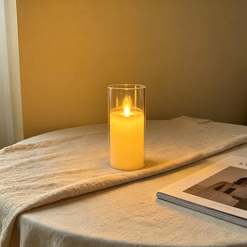 LED Scented Candle with Flame Effect Stornfield