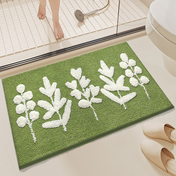 Whimsical Rainbow Bath Mat