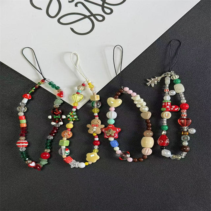 Festive Beaded Charm Phone Lanyard Stornfield