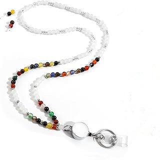 Beaded Eyewear Lanyard Necklace with Retractable Clip Stornfield
