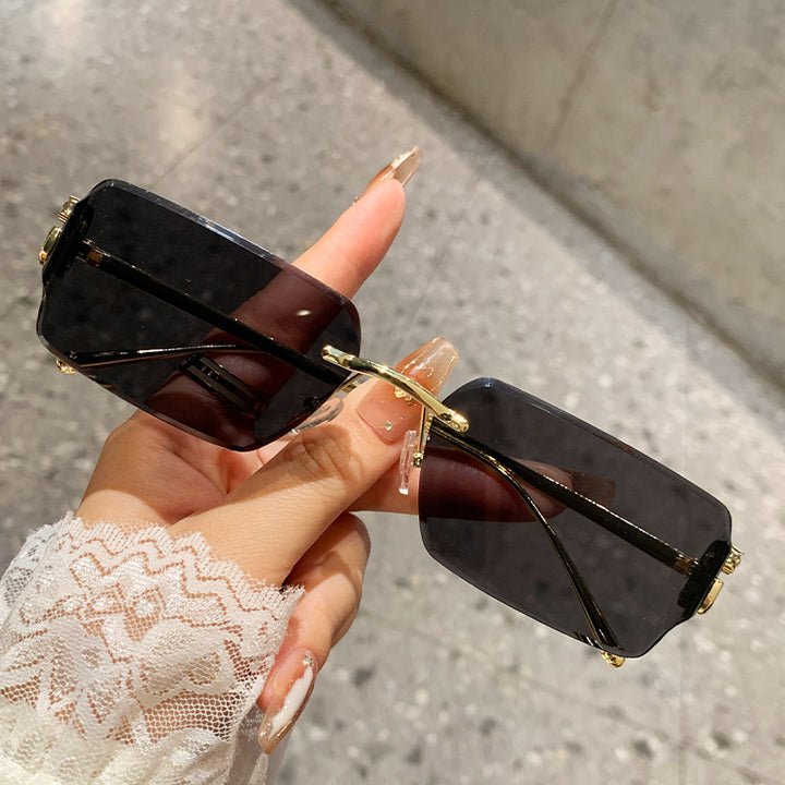 Women's oversized sunglasses with high-quality metal frame and polarized lenses Stornfield