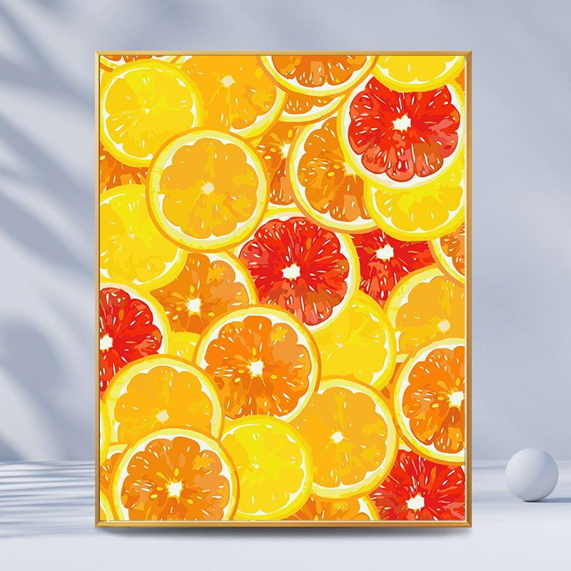 Citrus-Inspired Graphic Art Print Stornfield