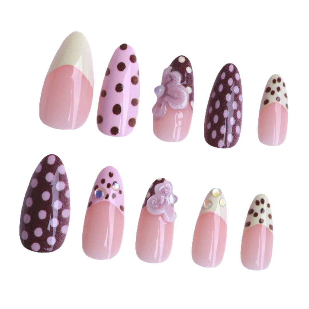 Decorative Press-On Nail Art Set Stornfield