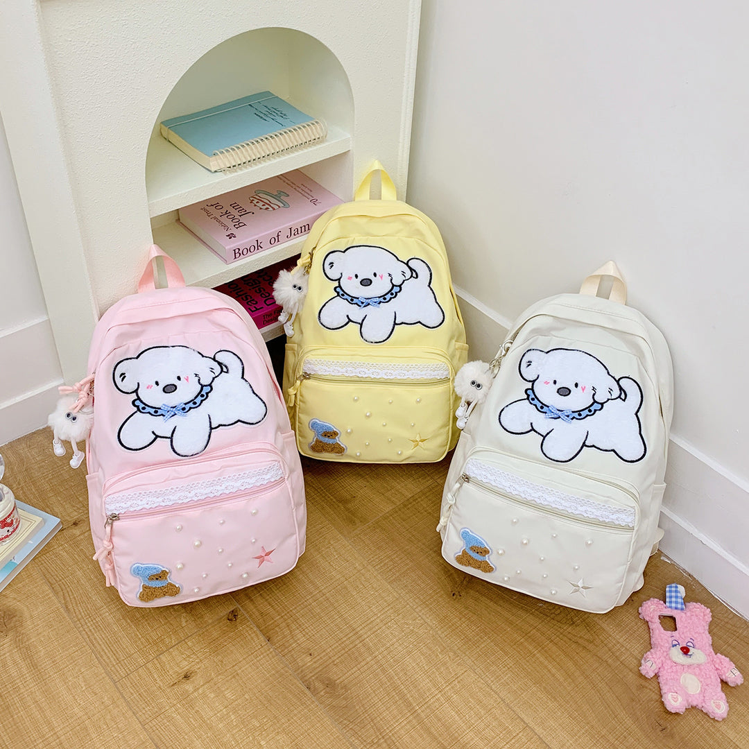 Cute Cartoon Character Print Backpack Stornfield