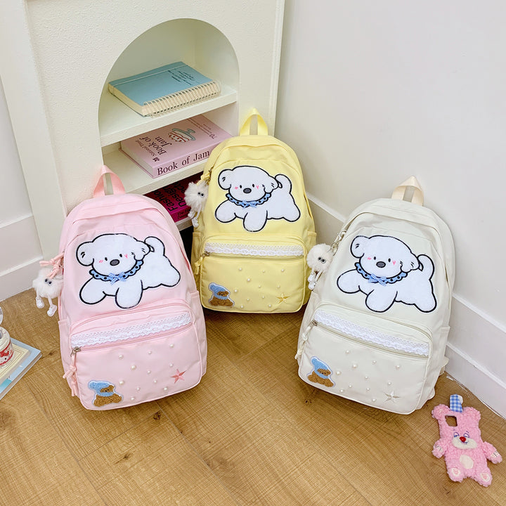 Cute Cartoon Character Print Backpack Stornfield