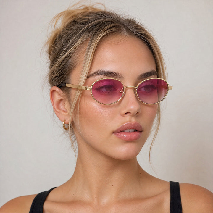 Sleek Oval Frame Sunglasses Stornfield