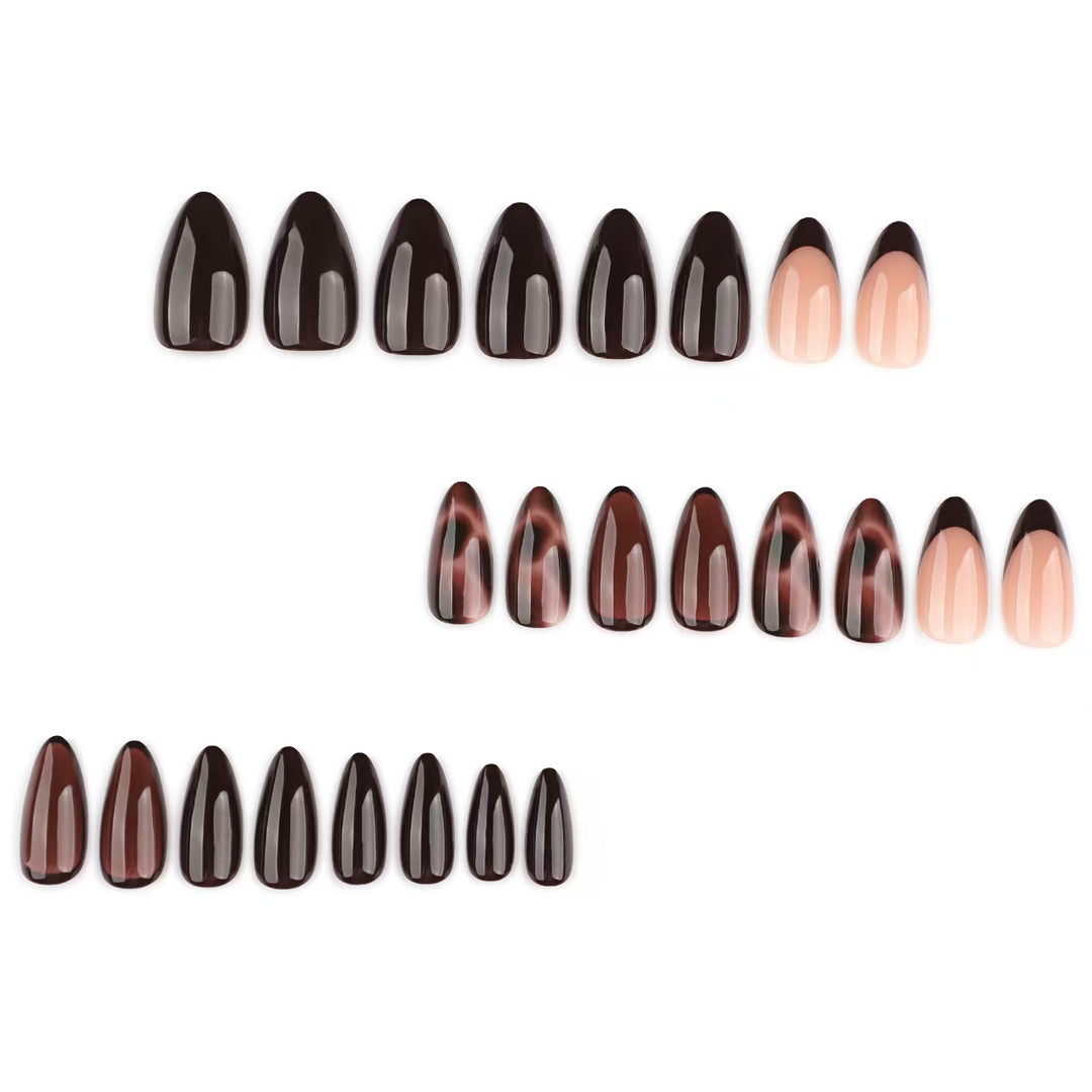 Stiletto Press-On Nails with Chic Leopard Print and Glossy Finish Stornfield