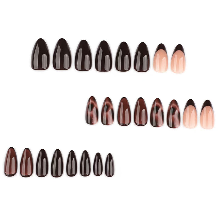 Stiletto Press-On Nails with Chic Leopard Print and Glossy Finish Stornfield