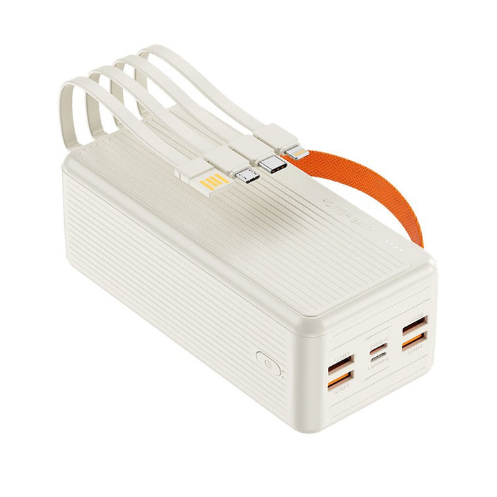 Multifunctional Solar Power Bank with Integrated USB Cable Stornfield
