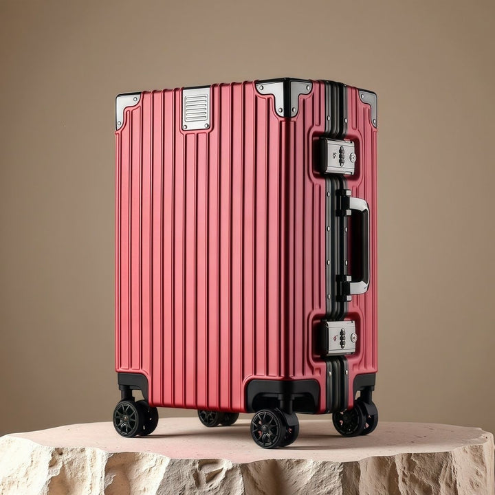 Hard Shell Trolley With Double Safety Lock And Silent 360-Degree Wheels Stornfield