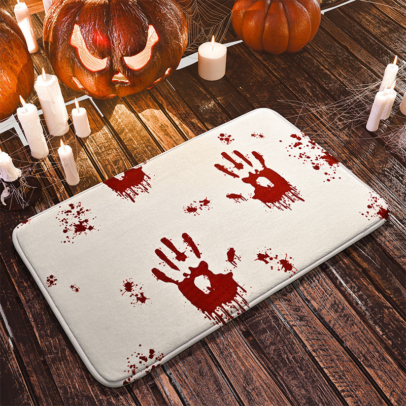 Halloween-Themed Artistic Floor Mat
