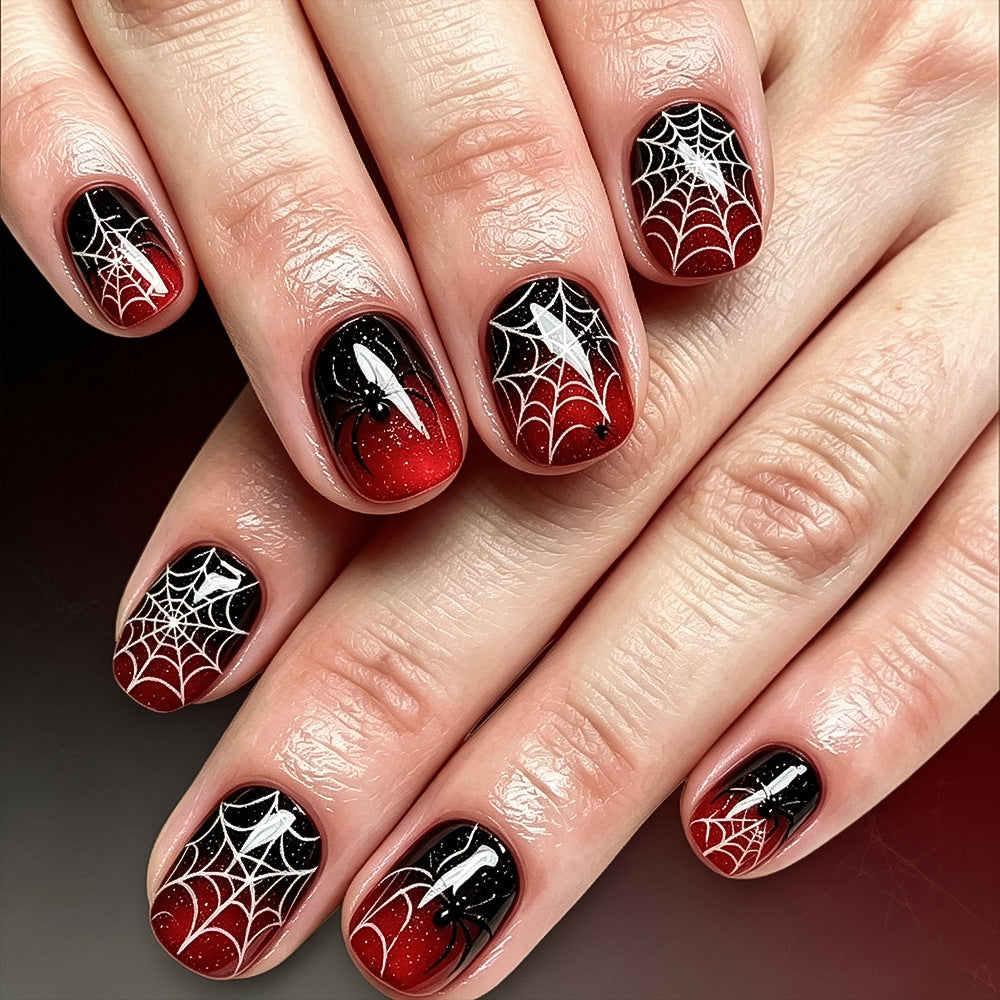 Spider-Inspired Nail Art Set Stornfield
