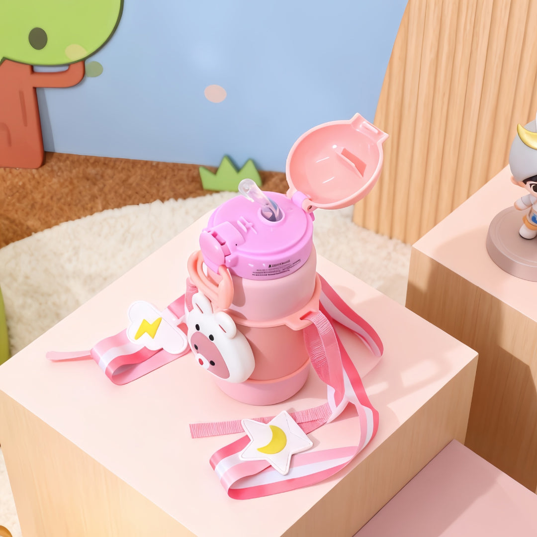 Women Insulated Water Bottle with Cute Rabbit Design Stornfield
