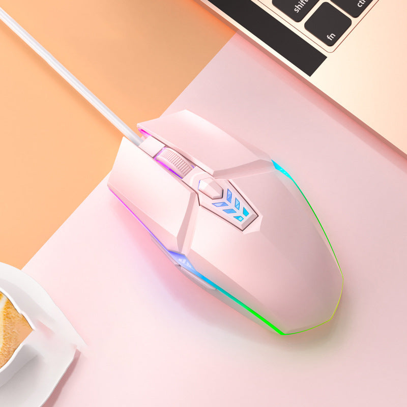 Gaming mouse with ergonomic design and RGB lighting Stornfield