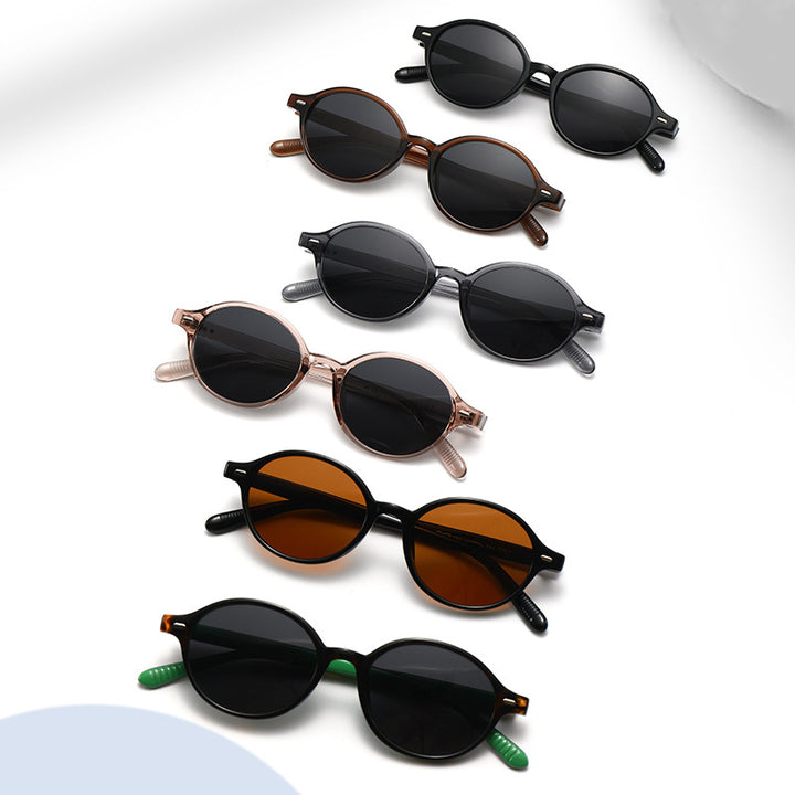 Ladies fashionable sunglasses in classic round design Stornfield